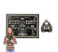 Planche spirituelle en bois, décorations rétro en bois, jeu de société pour la divination, pour adolescents et , pour la maison et la chambre, pour Halloween et fête de vacances