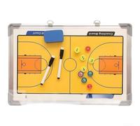 Planche Stratégie Sport Magnétique Pour Coach Foot | Alliage aluminium pour robuste, léger à porter, pour surface lisse pour écriture pour facile, idéal entraînement (Basket)