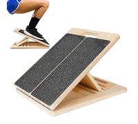 Planche Stretching Mollets Étireur Réglable Supportant 159 kg | Banc Incliné en Bois Pour Adultes, Séance D'Entraînement À La Maison, Étirement Du Mollet, De La Cheville, Du Genou Et