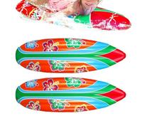 Planche Surf Gonflable,Jouet De Piscine Gonflable 2 Pièces,Planche De Surf - pour l'été, la Piscine, la Plage, Le Jardin, Les Jeux d'eau en Plein air et Les fêtes