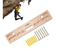 Planche suspendue en bois, sol suspendu pour l'escalade de l'entraînement, planche à suspendre de l'escalade, l'escalade de la planche à doigts pour l'entraînement | Station d'entraînement sur la