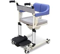 Planche Transfert Fauteuil de transfert élévateur pour patients à domicile, fauteuil de transfert portatif avec siège divisé, chaise percée de chevet avec pot, aide à la prévention des chute