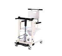 Planche Transfert Fauteuil de transfert élévateur pour patients à domicile, portable, avec siège divisé et pot, dossier haut, chaise percée de chevet, salle de bain, machine de transfert pou