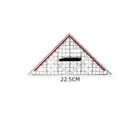 Planche Triangulaire Dessinée À La Main Isocèle,Règle Spéciale Professionnelle,Rapporteur De Calcul,Travail,Conception De Dessin Nik,20cm,30cm - Type K119