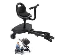 Planche universelle 2 en 1 pour poussette, fixation de poussette pour enfant avec selle et plate-forme debout, rapide et facile à utiliser, design sécurisé 2025