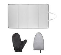 Planche Vapeur pour Vêtements - Planche À Repasser Porte - Tapis De Repassage À Vapeur avec Gants pour Voyage Robe Costume Chemise Plan De Travail Lit Linge Maison Commercial