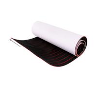 Plancher de bateau Plaque de pont en mousse EVA, design antidérapant, matériau EVA durable , Rouge Noir 2400X900mm