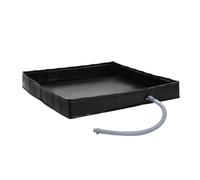 Plancher de douche portable, bac de douche extérieur, facile à déplier, ranger et transporter, sol de douche de camping pour nettoyer en plein air, camping ou voyages aventures