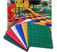 Plancher de sport de puzzle de bricolage de terrain de jeu de jardin d'enfants de tuile de verrouillage modulaire