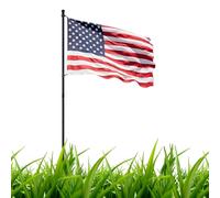 Plancher du mât de drapeau - tige de résistant aux intempéries pour la maison, le jardin et la terrasse | Mât de drapeau extérieur à charge lourde dans différentes longueurs pour la propriété,