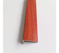 Plancher en Bois en Forme De L Edgig Strips Bande De Seuil De Porte, Garniture De Marche D’escalier 35.4ich / 90cm Bûche, PVC Bois Grai Fiish, E, 2x1cm/0.78x0.39inch