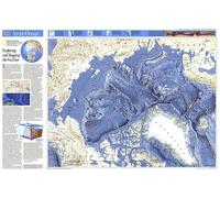 Planchers de l'océan mondial 1990, carte de l'océan Arctique