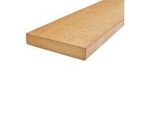Planchers de terrasse en Garapa de BioMaderas®, 145 mm de large, 21 mm d'épaisseur (91 cm de longueur)