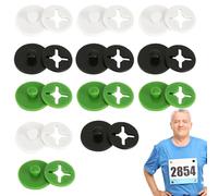 Planches à Bretelles pour Coureurs, Planches à Bretelles pour Coureurs,Porte-dossard de Course 12 pièces/24 pièces aimants pour dossard de Course | Clips à Bavoir, Accessoires de, Porte-Bavoir