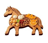 Planches à charcuterie en bois - Plateau de service à fromage en forme de cheval | Plateau rustique pour apéritif | Pour fruits, viande, biscuits, noix, fromage, maison, fête, banquet, réunion de