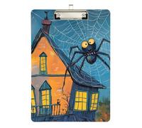 Planches à clip imperméables pour femme - Motif araignée géante - 22,9 x 30,5 cm