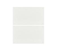 Planches à découper 2 pcs motif de bulles Verre trempé Transparent G