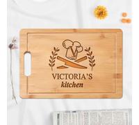 Planches à découper de cuisine personnalisées - Bloc à découper gravé sur mesure pour femme, idéal pour maman, grand-mère, épouse, fille, belle-mère pour la fête des mères, un anniversaire de mariage