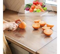 Planches à Découper en Acrylique, Planches à Découper de Cuisine Transparentes avec Bords Antidérapants, Trois Tailles au Choix, Sont Parfaites pour Les Ustensiles de Cuisine. (45 * 60cm)