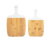 Planches à découper en bambou GOURMET, 2 pièces