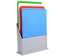 Planches à découper plastique set avec support multicolore