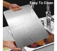 Planches à découper en titane pour cuisine, planche à découper Double face, tapis de coupe de qualité alimentaire, plateau de service, planche à découper pour fruits et viande E