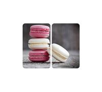 Set 2 couvre-plaques protection motif Macarons Wenko by Maximex