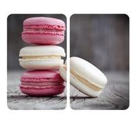 Plaque de protection - WENKO - Macaron - Verre trempé - Lot de 2 - 30x52 cm - Multicolore
