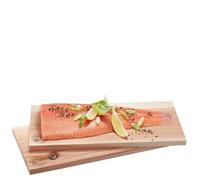 Planches à découper - GEFU - BBQ - Bois de cèdre - 39 5x19 5 cm - Réutilisables