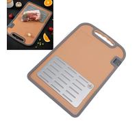 Planches à découper pour la cuisine, plateau à vaisselle double face pour viande congelée planche à pain PP planche à découper pour cuisine cuisine lave-vaisselle planches à découper sûres (M (50-115