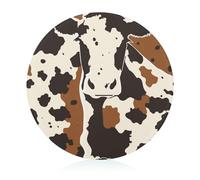 Planches À Découper Pour La Cuisine Tapis De Découpe Pour La Viande Et Les Légumes Animal Cow Skin Brown Patterns (Peau De Vache Marron)