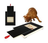Planches à gratter pour chiens | Tampon à griffes en bois pour chien - Boîte à goûter intégrée pour chien en bois pour la famille et les amis qui élèvent des chiots