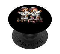 Planches à roulettes Hip-Hop Style Ours en Peluche PopSockets PopGrip Adhésif