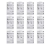 Planches collantes pour rats pour usage domestique,autocollants pour rats de bain,autocollants pour cafards,rats collants,pièges à rongeurs à colle pour insectes,ensemble de 12 pièces - Type WHITE