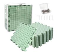Planches de blocage pour crochet - Piquets carrés emboîtables pour tricot | Planches de blocage pour crochet | Piquets carrés emboîtables | Planche de blocage de tricot | Pour débutants, adultes