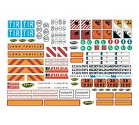 Planches De Décoration Avec Symboles D'avertissement Carson 907086-Carson Modellsport