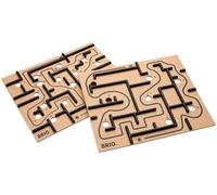 Planches De Labyrinthe - Jeu Traditionnel En Bois - 2 Planches De Rechange - Dès 6 Ans - Nécessite Le Labyrinthe 34000 - 34030[Z2267]
