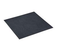 Planches de sol en PVC noir 55 pièces 5,11 m² auto-adhésives pour rénovation intérieure, revêtement antidérapant facile à poser, isolation thermique et acoustique pour salon, cuisine, bureau