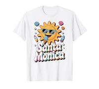 Planches de Surf Santa Monica Summer Vibes, Fun Sunshine Ice Cream T-Shirt