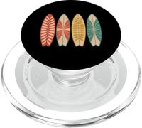 Planches de Surf Vintage Amusantes et rétro Tropicales PopSockets PopGrip pour MagSafe