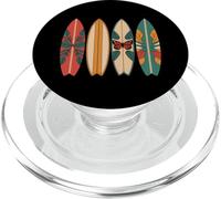 Planches de Surf Vintage Amusantes et rétro Tropicales PopSockets PopGrip pour MagSafe