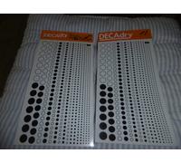 Planches De Transfert Par Grattage : Ronds Differentes Tailles Decadry N° 223 Lot De 2