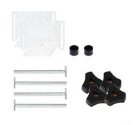 Planches de travail du bois pour scie à table, panneau de pression en nylon 160 x 135 x 110 mm, avec rainure biseautée et dégagement rapide, pour scie à ruban, machine de gravure inversée (B)