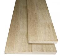 Planches en bois lamellé light wood ultraléger et résistant, mesurant 100x20x2 cm d’épaisseur