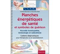 Planches énergétiques de santé et symboles de guérison