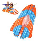 Planches gonflables pour la Plage,Planche Pliable Anti-Dérapante et Portable - Tapis Flottant en Forme d'avion - pour Débutant Adultes Hommes Femmes Plage Piscine Eau