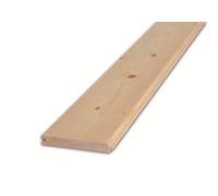 Planches Profilées en Bois d'Épicéa de Façade - 11 x 96 mm - Longueur : 100 cm - 1 Pièce - pour Ruche d'Abeille, Sauna, Revêtement de Toit