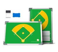 Planchette de Stratégie de Baseball, Tableau D'entraînement Effaçable à Sec de Baseball, avec Gomme et Stylo Spécial, Recto Verso Disponible, pour les Entraînements et les Matchs