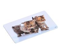Planchette décorative Kesper, motif "Chat", mélamine, 23,5x14,5 cm, 31220