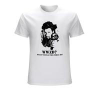 PLANDOO Men's 100% WWZD What Would The Zohan Do Adam Sandler T-Shirt White M